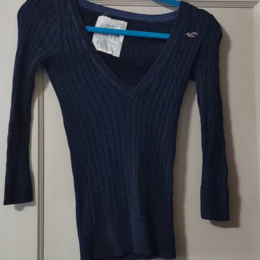 Hollister small dark blue